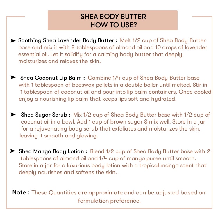 How to use Shea Butter 