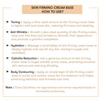 How to Use Skin Firming Cream Base