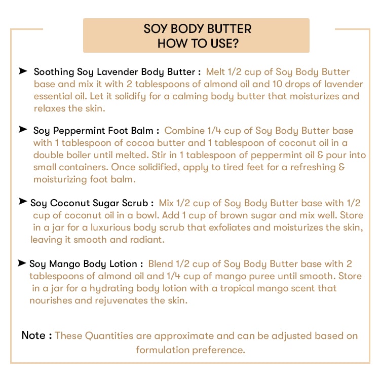 How to Use Soy Butter
