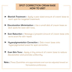 How to Use Spot Correction Cream Base