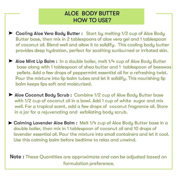 How to use Aloe Body Butter