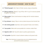 How to use Arrowroot Powder