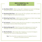 How to use Birch Essential Oil