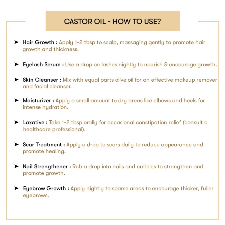 How to use Castor Oil