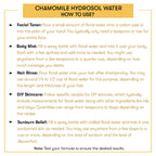 How to use Chamomile Hydrosol 