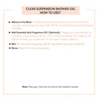 How to use Clear Suspension Shower Gel