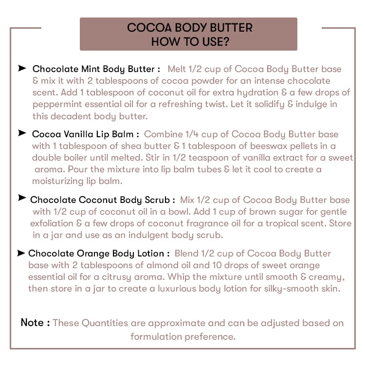 How to use Cocoa Body Butter