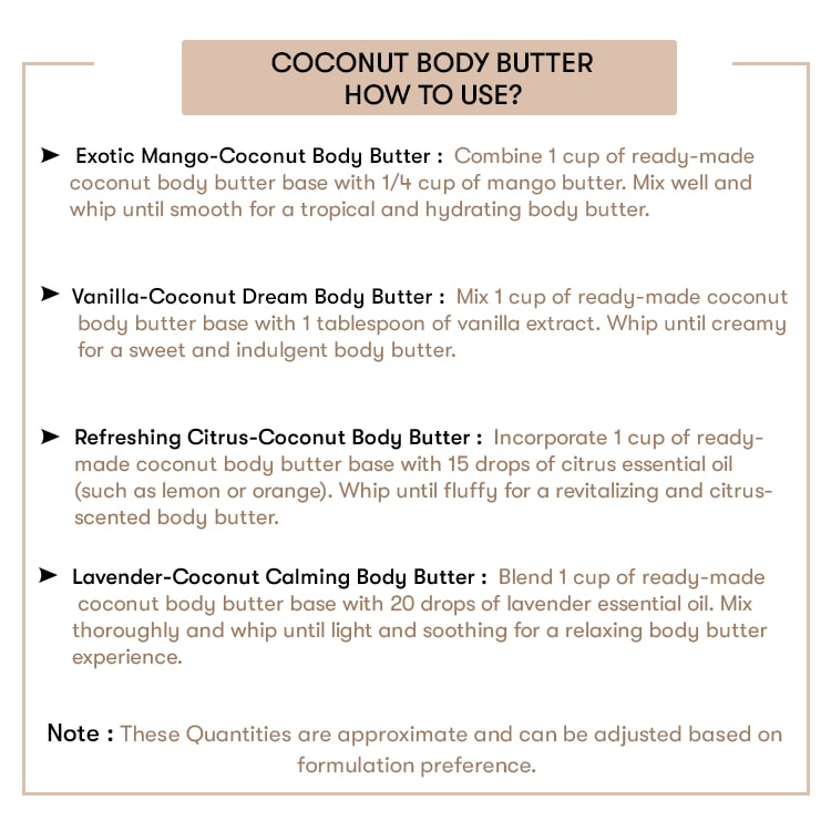 How to use Coconut Body Butter