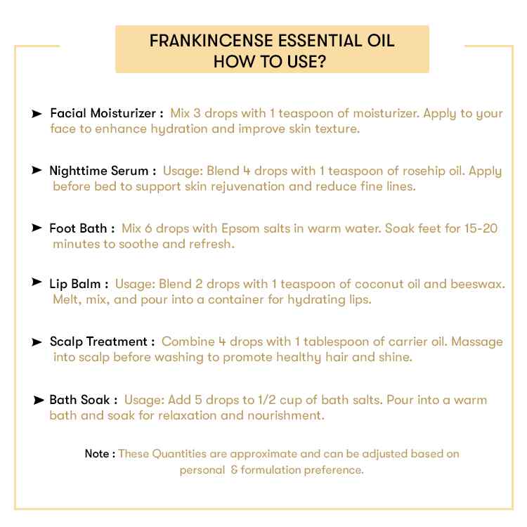 How to use Frankincense Essential Oil