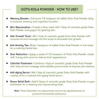 How to use Gotu Kola Powder