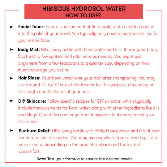 How to use Hibiscus Hydrosol 