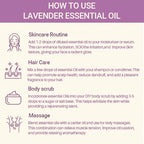 How to use Lavender essential Oil 