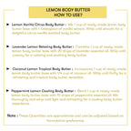 How to use Lemon Body Butter