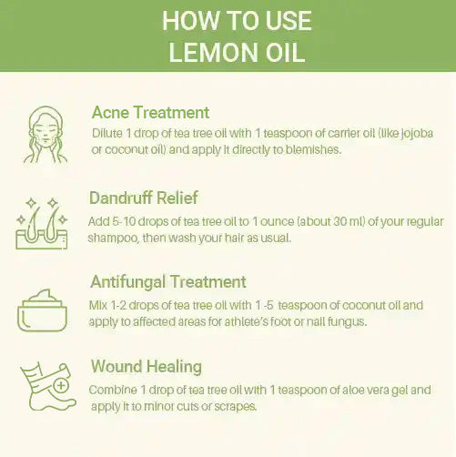 How to use Lemon oil 