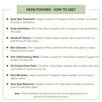 How to use Neem Powder