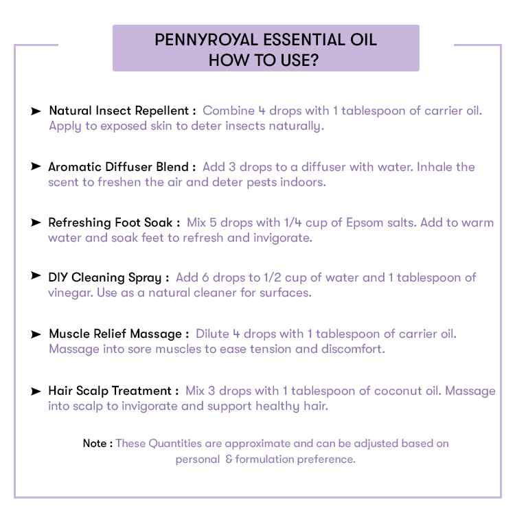 How to use Pennyroyal Essential Oil