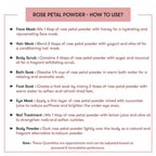 How to use Rose Petal Powder