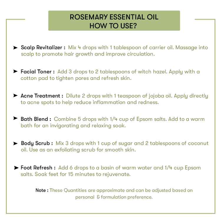How to use Rosemary Essential Oil