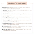 How to use Sacha Inchi Oil