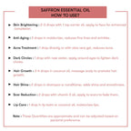How to use Saffron Essential Oil