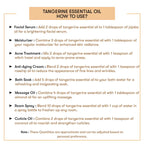 How to use Tangerine Essential Oil