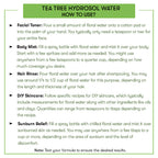How to use Tea Tree Hydrosol water