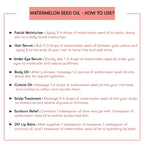 How to use Watermelon Seed Oil