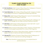 How to use Ylang Ylang Essential Oil