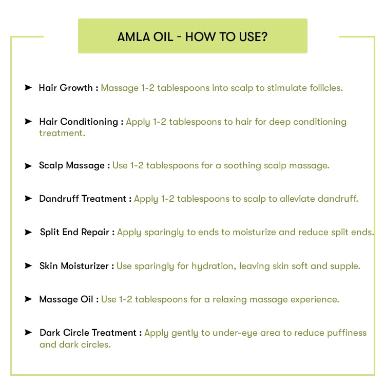 How to use amla oil 