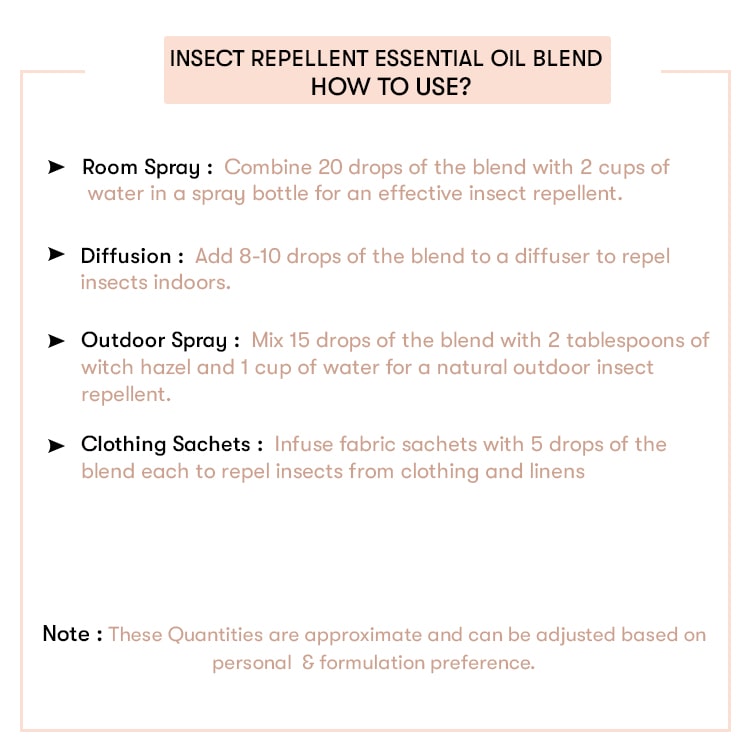 How to Use Insect Repellent Essential Oil Blend