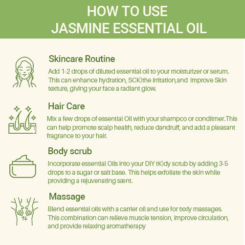 Jasmine essential oil Skincare
