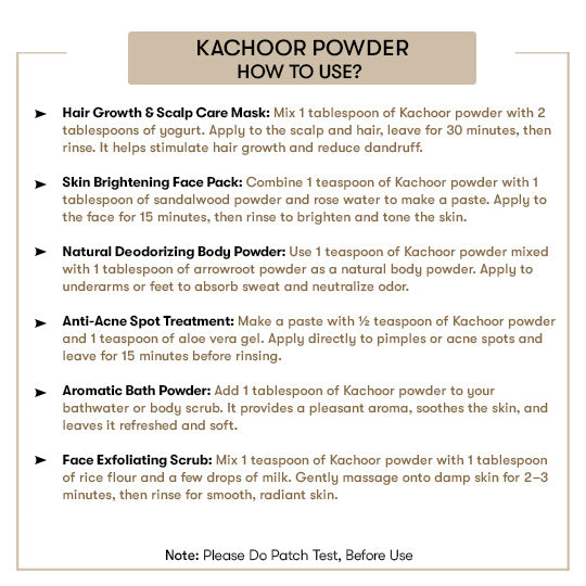 Kachoor Powder