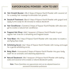 How to use Kapoor Kachli Powder