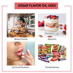 Kesar Flavor Oil Uses