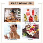 Khus Flavor Oil Uses