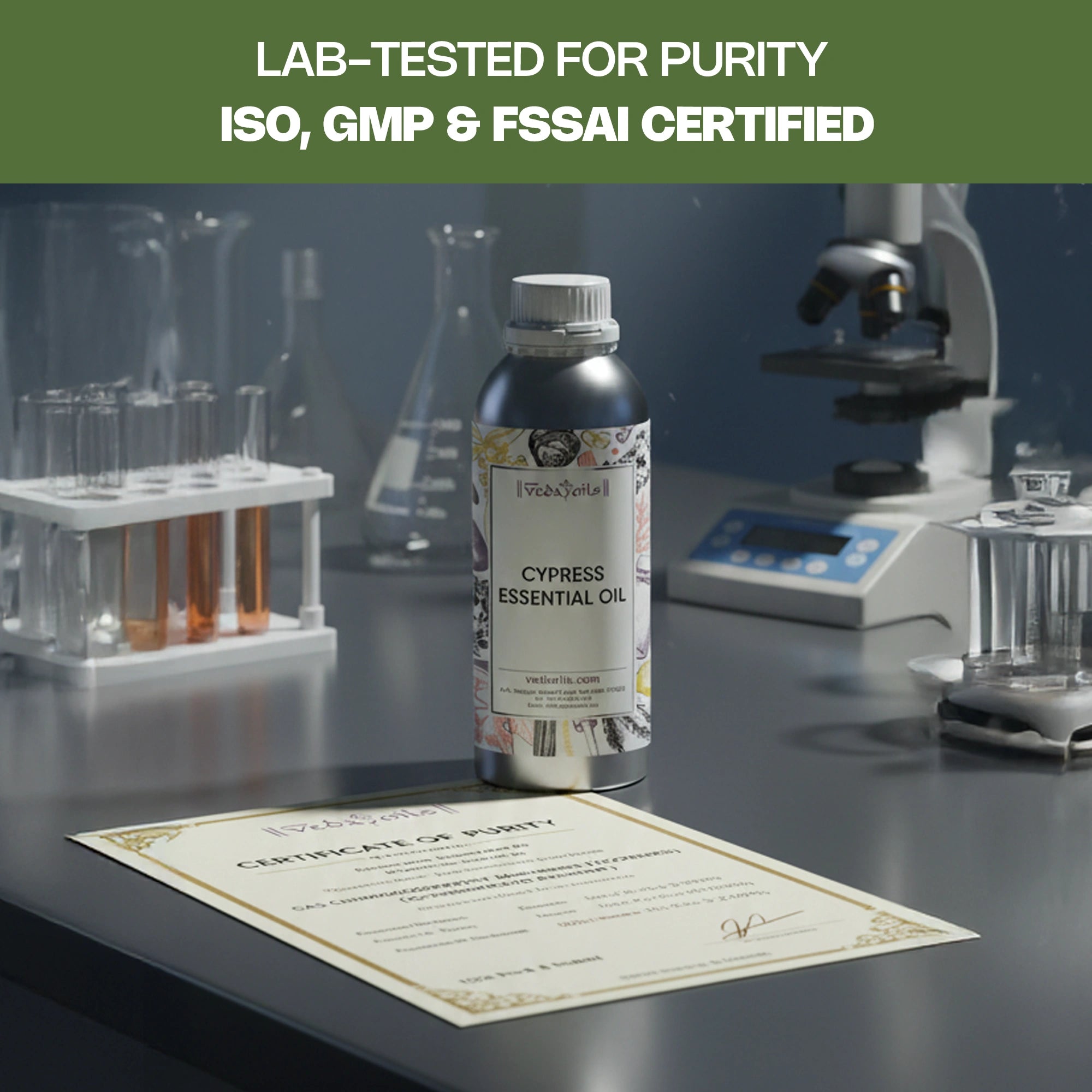 Lab Tested Cypress Essential Oil