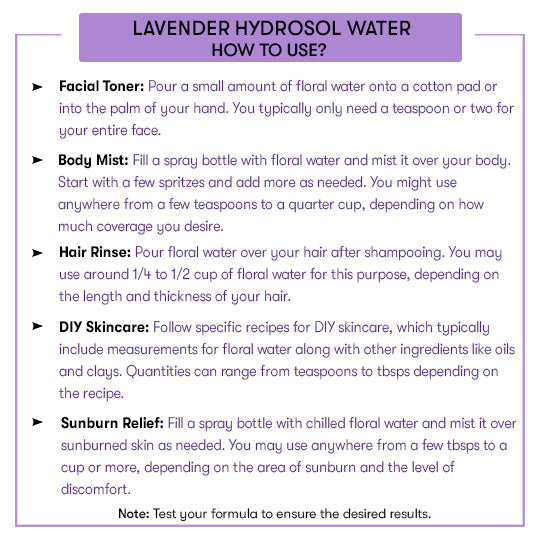 How to Use Lavender Hydrosol Water