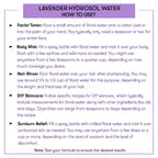 Rose Water + Lavender Hydrosol - Combo Pack