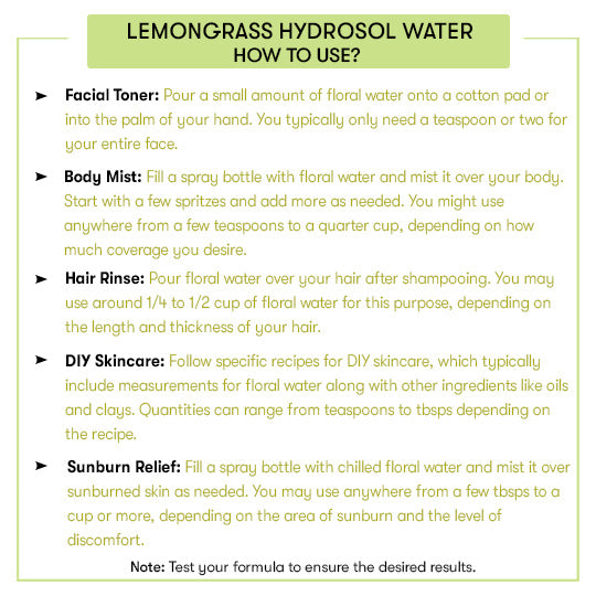 Lemongrass Hydrosol