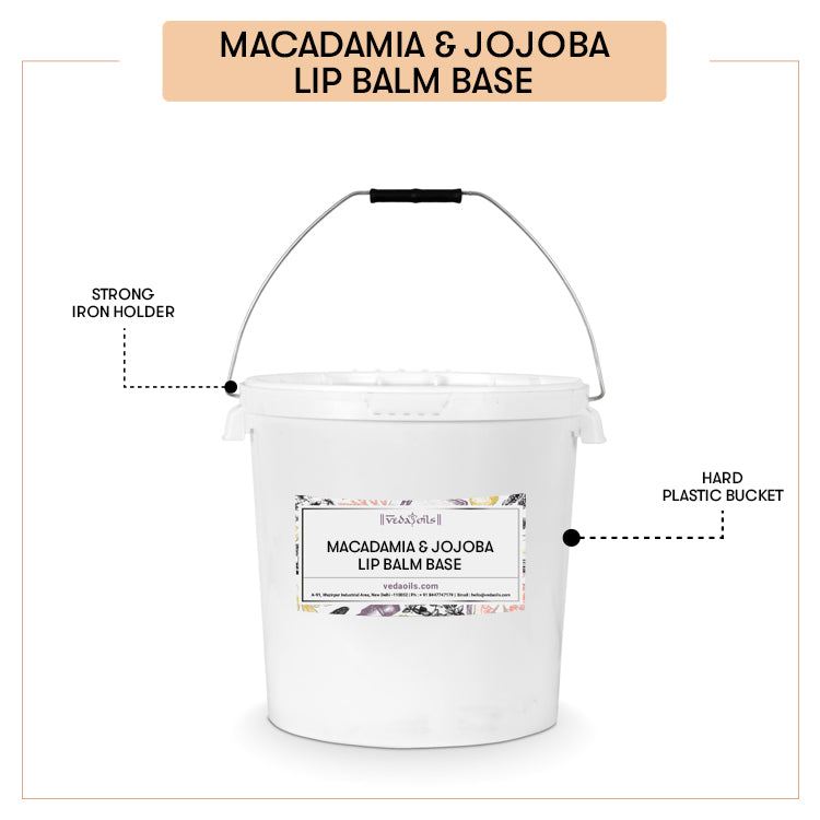 Macadamia & Jojoba Lip Balm Base