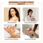 Macadamia & Jojoba Lip Balm Base Benefits