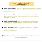 How to use Mango Liquid Extract
