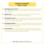 How to Use Mango Powder