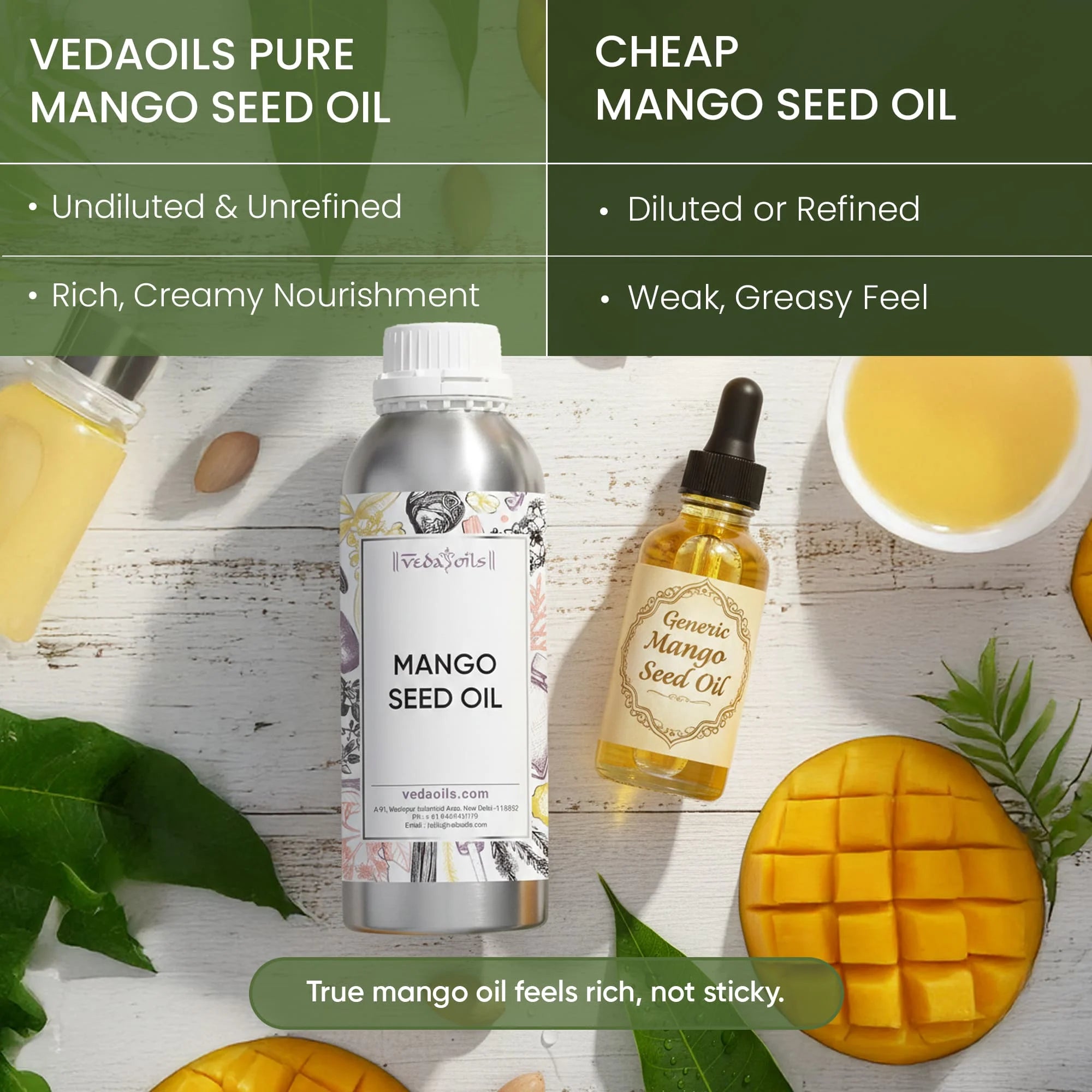 Mango Seed Oil pure vs cheap