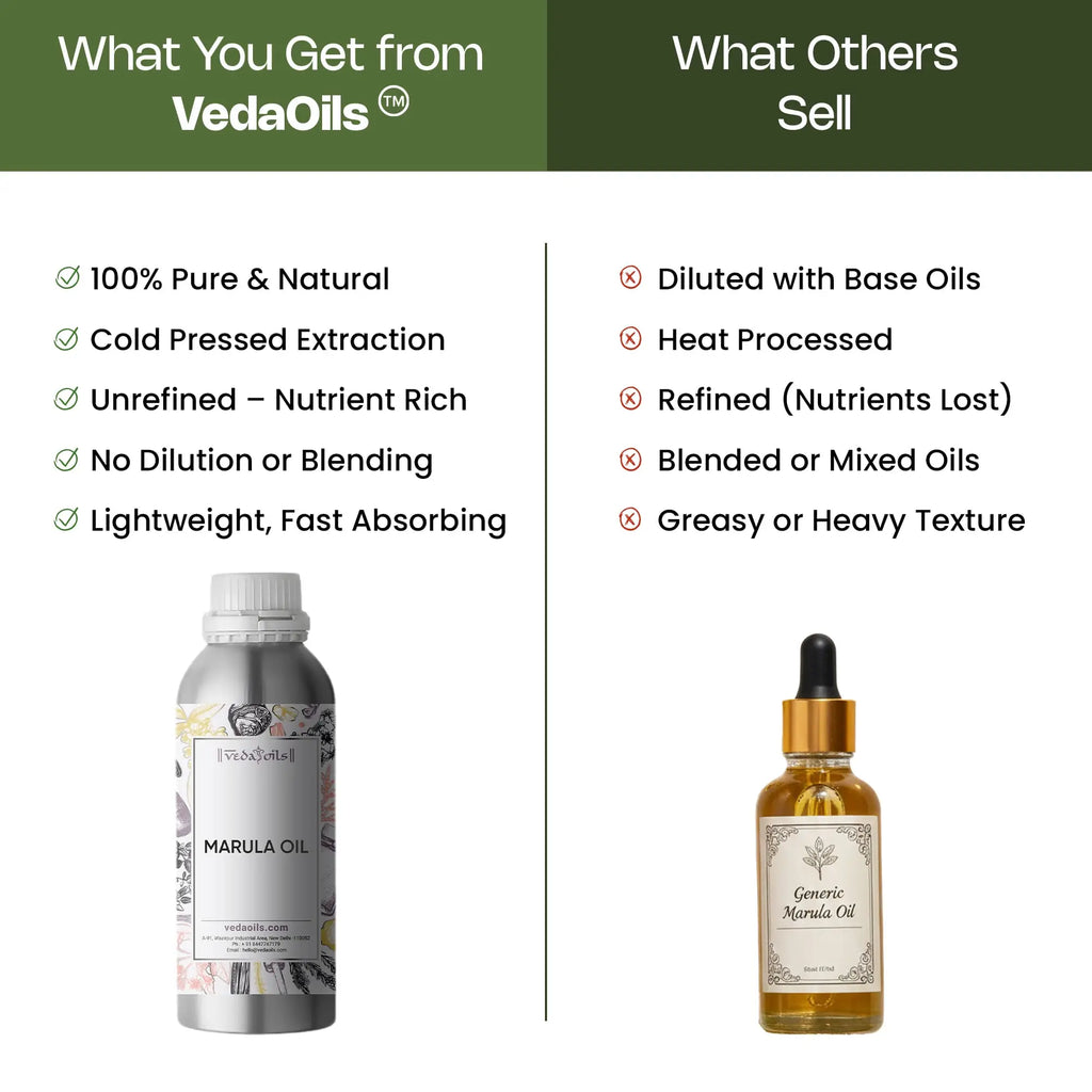 Marula Oil vedaoils vs others