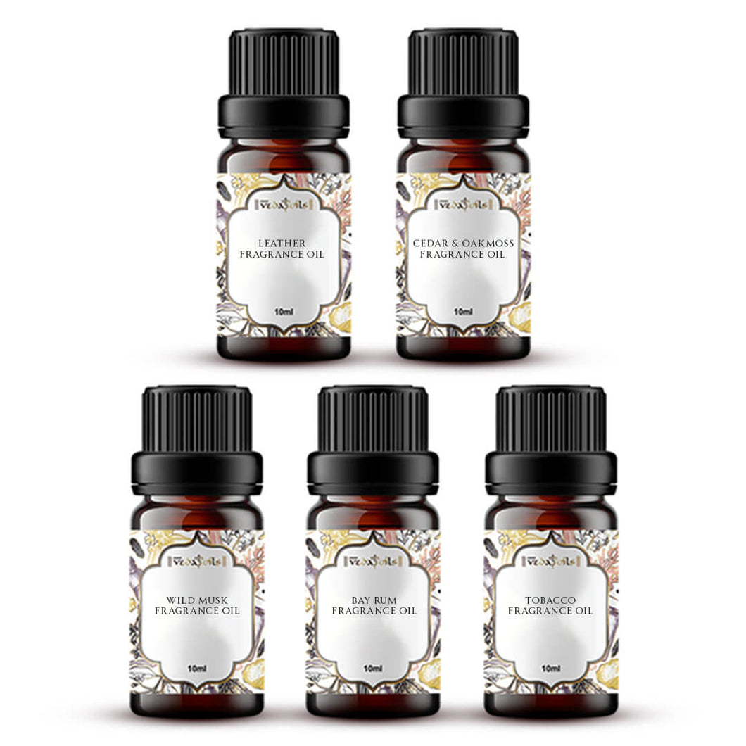 Masculine Fragrance Oils Sample Kit 
