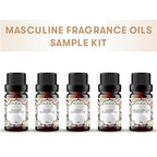 Masculine Fragrance Oils Sample Kit set