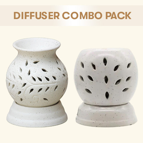 Matki Shaped + Round Shaped Electric Aroma Diffuser - Combo Pack