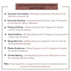 How to use Matte Maroon Oxide Pigment Powder