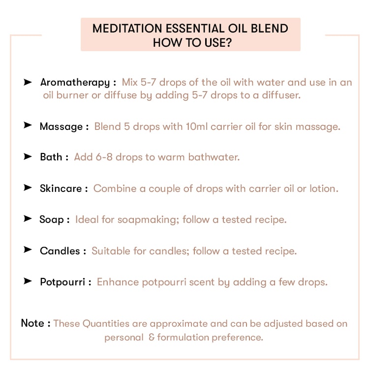 How to Use Meditation Essential Oil Blend